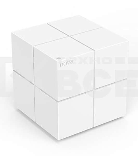 Tenda nova MW6 ( 3 роутера) АС1200 Двухдиапазонная Wi-Fi Mesh система, 2 порта gigabit ethernet RJ45