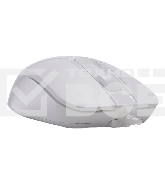 Мышь проводная A4Tech Fstyler FM12 белый, 1200 dpi, USB, кнопки - 3