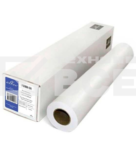 Бумага Albeo InkJet Paper, для плоттеров, универсальная, в рулонах, втулка 50,8 мм, белизна 146%, ширина рулона/длина/плотность Мультипак, 6 рулонов (