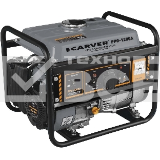Электрогенератор бензиновый Carver PPG-1200, 1.05 кВт, 65 дБ, 24 кг