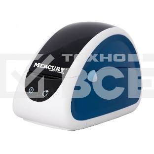 Термопринтер Mertech MPRINT LP80 EVA (для печ.накл.) стационарный белый/синий