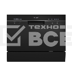 Посудомоечная машина Weissgauff TDW 4017 D, черный, 55 см, 6 компл., 49 дБ, класс A+, фото 1