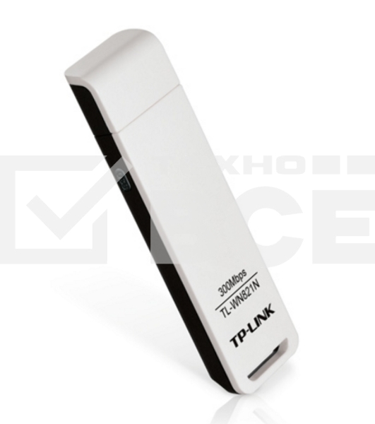 Сетевой адаптер TP-Link TL-WN821N Беспроводной USB адаптер 300Мбит/с стандарта N