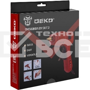 Клеевой пистолет Deko DKGG80/120 120Вт стерж.:11мм