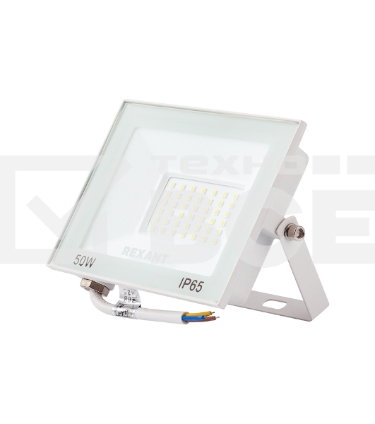 Прожектор Rexant СДО 50 Вт 4000 Лм 2700 K белый корпус