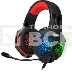 Игровые наушники с микрофоном SVEN AP-U988MV, черный-красный (USB, LED, 7.1), фото5