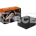 Блок питания Gigabyte ATX 1000W GP-UD1000GM PG5 80 PLUS  gold (24+4+4pin) APFC 120mm fan 8xSATA Cab Manag RTL, фото 1