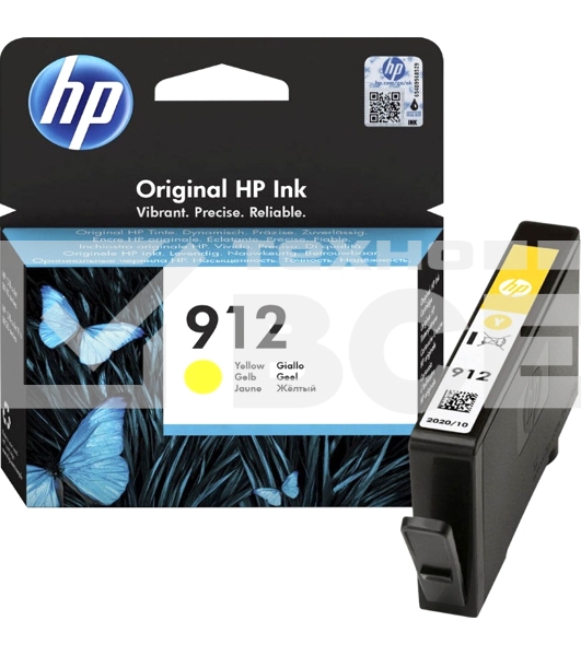 Картридж струйный HP 912 3YL79AE желтый (315стр.) для HP DJ IA OfficeJet 801x/802x