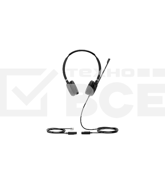 Гарнитура YEALINK YHS36 Dual Дуо, Проводная, HD звук, QD, RJ9, шт
