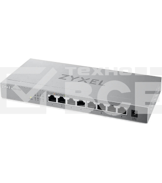 Коммутатор Zyxel XMG-108-ZZ0101F 8x2.5Гбит/с 1SFP+ неуправляемый