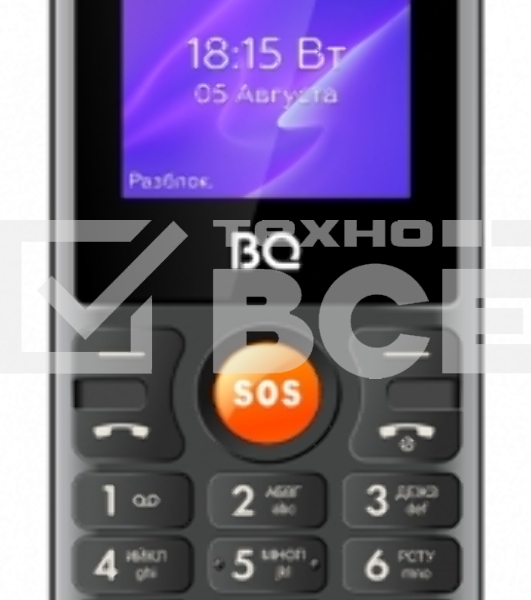 Мобильный телефон BQ 1853 Life белый