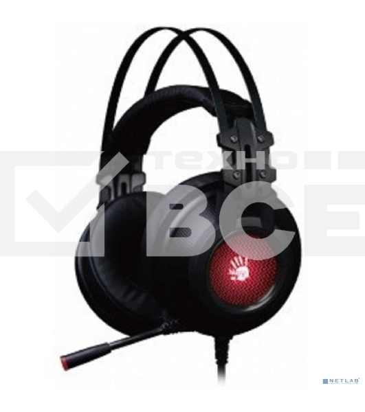 Наушники с микрофоном A4 Bloody G525 черный 2м мониторные оголовье (G525 BLACK)