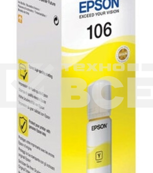 Чернила Epson 106Y C13T00R440 желтый (70 мл) для Epson L7160/7180