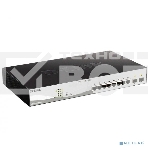 Управляемый L2 коммутатор D-Link DGS-1210-10MP/FL2A с 8 портами 10/100/1000Base-T и 2 портами 1000Base-X SFP (8 портов PoE 802.3af/at, PoE-бюджет 130 Вт), фото3