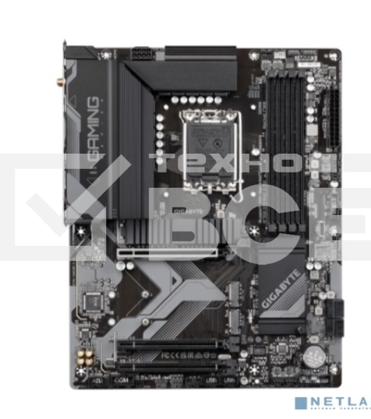 Материнская плата Gigabyte B760 GAMING X AX, LGA 1700, Intel B760, 4xDDR5, 4xSATA, 3xM.2, 1xPCI-E 4.0 x16, 2xPCI-E 3.0 x1, 1xHDMI, 1xDP, 1x 2.5Gb LAN, 1xUSB 3.2 Gen 2, 1xUSB 3.2 Gen 1, 5xUSB-A 2.0, 6x3.5 мм, 7.1, ATX