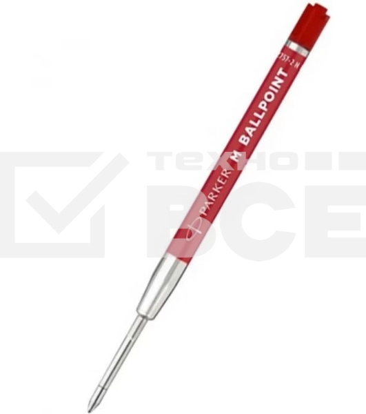 Стержень шариковый Parker QuinkFlow Basic Z09 (CW2166545) M 1мм красные чернила блистер (2шт)