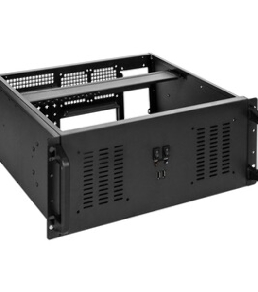 Серверный корпус ExeGate Pro 4U350-02 RM 19', высота 4U, глубина 350, БП 500PPH-SE 80 PLUS® Bronze, 2*USB