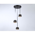 Светильник Ambrella light TN71252/3 BK/GD черный/золото GX53/3 D250*1090, фото 1