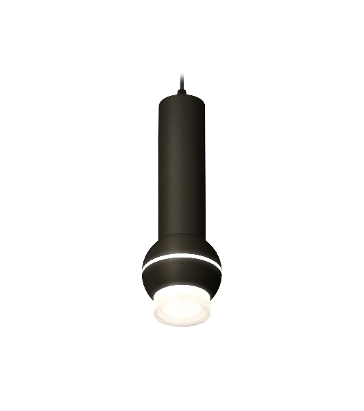 Светильник Ambrella XP1102010 SBK/FR/CL черный песок/белый матовый/прозрачный MR16 GU5.3 LED 3W 4200K
