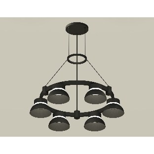 Светильник Ambrella light XR92051001/6 SBK/FR черный песок/белый матовый GX53 (A9205, C9232, N8141)