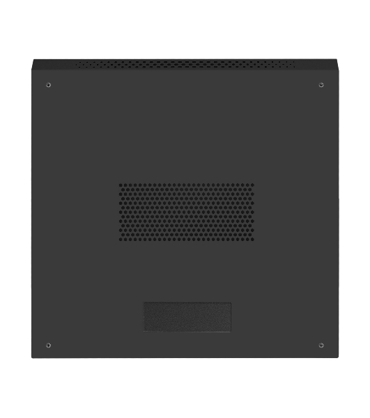 Шкаф телекоммуникационный 19' настенный 18U ExeGate EC-WM-18U.600.M.BLACK (19”, 18U, 600x600x901mm (ШхГхВ), передняя дверь металл, съемные боковые панели, пыле- и влагозащита IP23, черный RAL 9004)