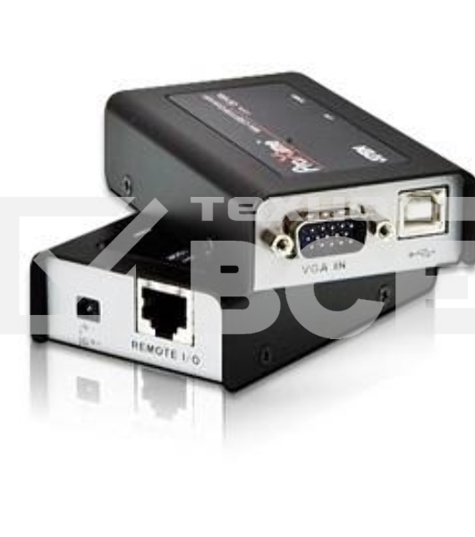 Удлинитель, SVGA+KBD+MOUSE USB ATEN, 100 метр., HD-DB15+USB A-тип/USB B-тип, Female, c KVM-шнуром USB, Б.П. 220> 5V (CE100-A7-G)