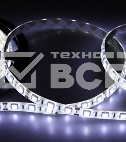 Лента LED силикон, 10 мм, IP65, SMD 5050, 60 LED/m, 12 V, цвет свечения белый