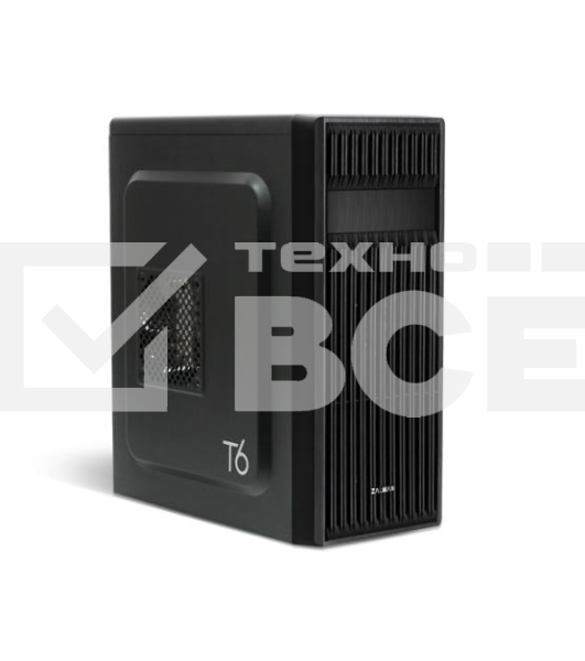 Компьютерный корпус Zalman ZM-T6 черный без БП ATX 1xUSB2.0 1xUSB3.0 audio bott PSU