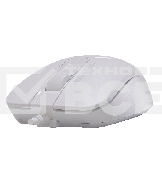 Мышь проводная A4Tech Fstyler FM12 белый, 1200 dpi, USB, кнопки - 3
