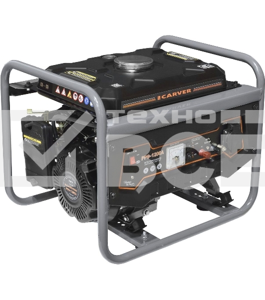 Электрогенератор бензиновый Carver PPG-1200, 1.05 кВт, 65 дБ, 24 кг