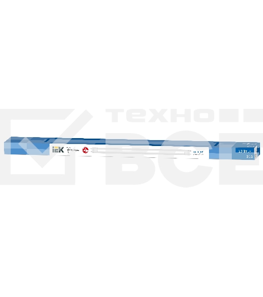 Лампа светодиодная ECO T8 10Вт линейная 230В 6500К G13 ИЭК LLE-T8-10-230-65-G13