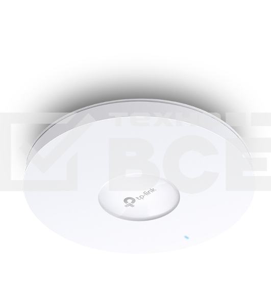 Потолочная точка доступа TP-Link EAP653 AX3000 Ceiling Mount Dual-Band Wi-Fi 6 Access Point, 1?1Gbps RJ45 Port, 574Mbps at2.4 GHz + 2402 Mbps at 5 GHz, 802.3at POE, 2?Internal Antennas