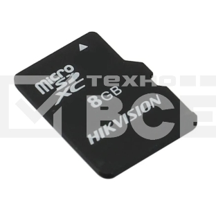 Флеш карта microSDHC 8GB Hikvision HS-TF-C1(STD)/8G/ZAZ01X00/OD <HS-TF-C1(STD)/8G/ZAZ01X00/OD> (без SD адаптера) R/W Speed 90/12MB/s