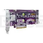 Плата расширения QNAP QM2-2P-384A 2 x M.2 22110 or 2280 PCIe (Gen3 x 4) NVMe SSD slots. Low-profile flat and Full-height brackets included., фото5