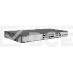 Коммутатор Managed L2 Switch 24x1000Base-T PoE, 4x10GBase-X SFP+, PoE Budget 380W, RJ45 Console, 19