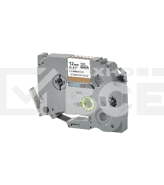 Кассета с лентой S'OK by Sakura Printing TZE831 для Brother, черный на золотом, 12мм/8м, наклейка