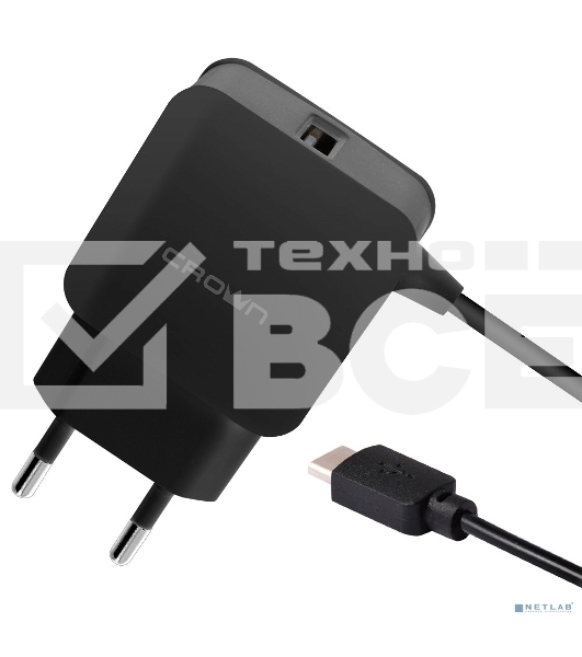 Сетевое зарядное устройство универсальное Crown CMWC-3001 черный