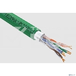 Кабель NEOMAX NM720021 F/UTP cat.5e 4x2x0.52, 24 AWG, Медь, внутренний, PVCLS нг(А)-LSLTx, 305м, зеленый, фото 1