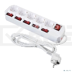 Сетевой фильтр Buro 500SH-1.8-SW-W 1.8м (5 розеток) белый (коробка), фото4