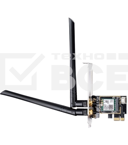 Сетевой адаптер Wi-Fi + Bluetooth Cudy WE3000 АХ5400 PCI Express (ант.внеш.съем) 2ант.