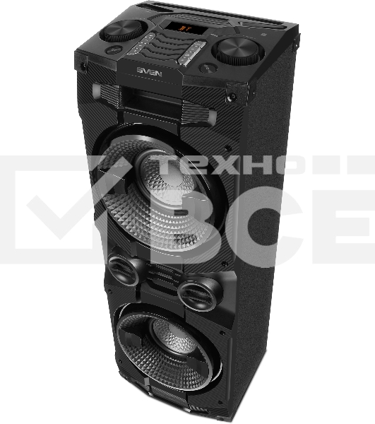 Колонка порт. Sven АС PS-1500 черный 500W 1.0 BT/3.5Jack 10м