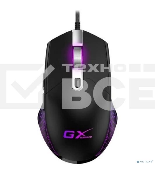 Мышь проводная Genius Scorpion M705 черный, 7200 dpi, USB, кнопки - 6