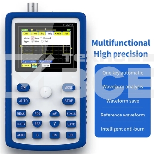Мини-портативный цифровой осциллограф FNIRSI-1C15