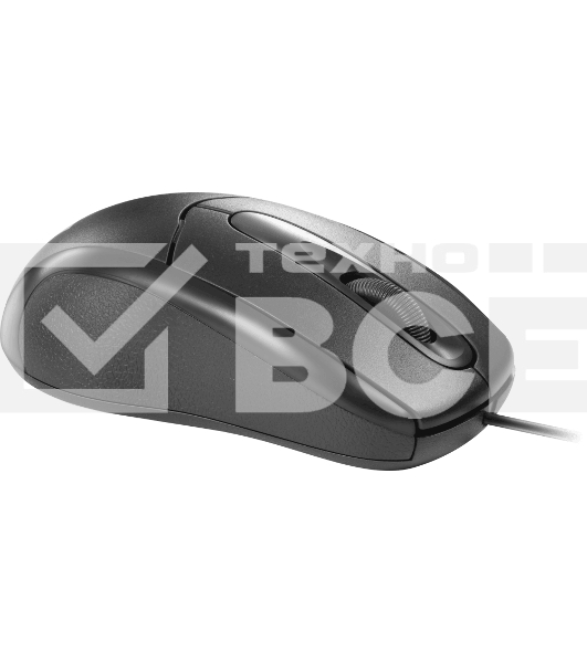 Мышь проводная Defender Standard MB-580 черный, 1000 dpi, USB, кнопки - 3