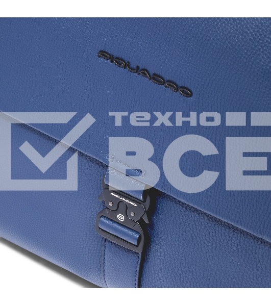 Деловая сумка Piquadro Than CA4021S135/BLU с отделением для ноутбука синий натур.кожа