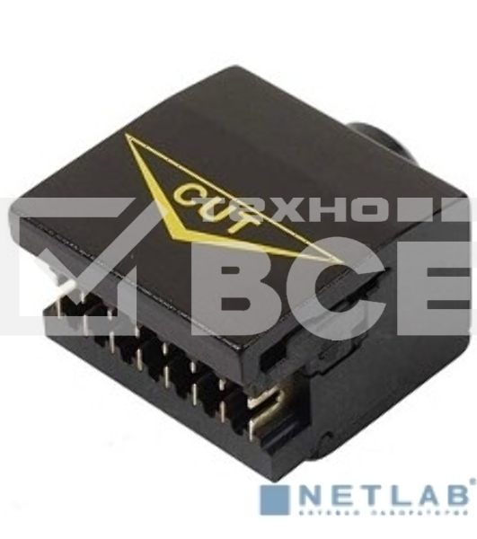 Насадка Hyperline HT-15B для HT-3150R для одновременной набивки 4-x пар в кроссах 110-ого типа