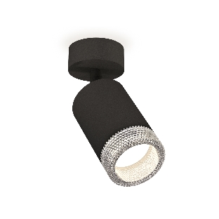 Светильник Ambrella Light XM6313001 SBK/CL черный песок/прозрачный MR16 GU5.3 (A2210, C6313, N6150)