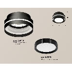 Светильник Ambrella Light XS8414001 SBK/PBK черный песок/черный полированный GX53 (C8414, N8113), фото 1