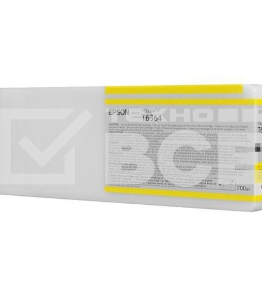 Картридж струйный Epson C13T636400 желтый (700 мл) для Stylus 7700, 7890, 7900, 9700, 9890, 9900, WT7900