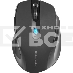 Мышь беспроводная Defender Ultra MM-315 черный, 1600 dpi, радиоканал, USB, кнопки - 6, фото4
